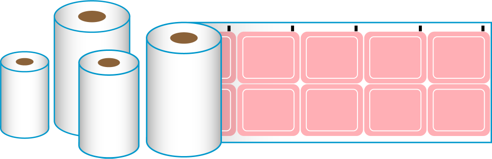 Roll Printing Labels